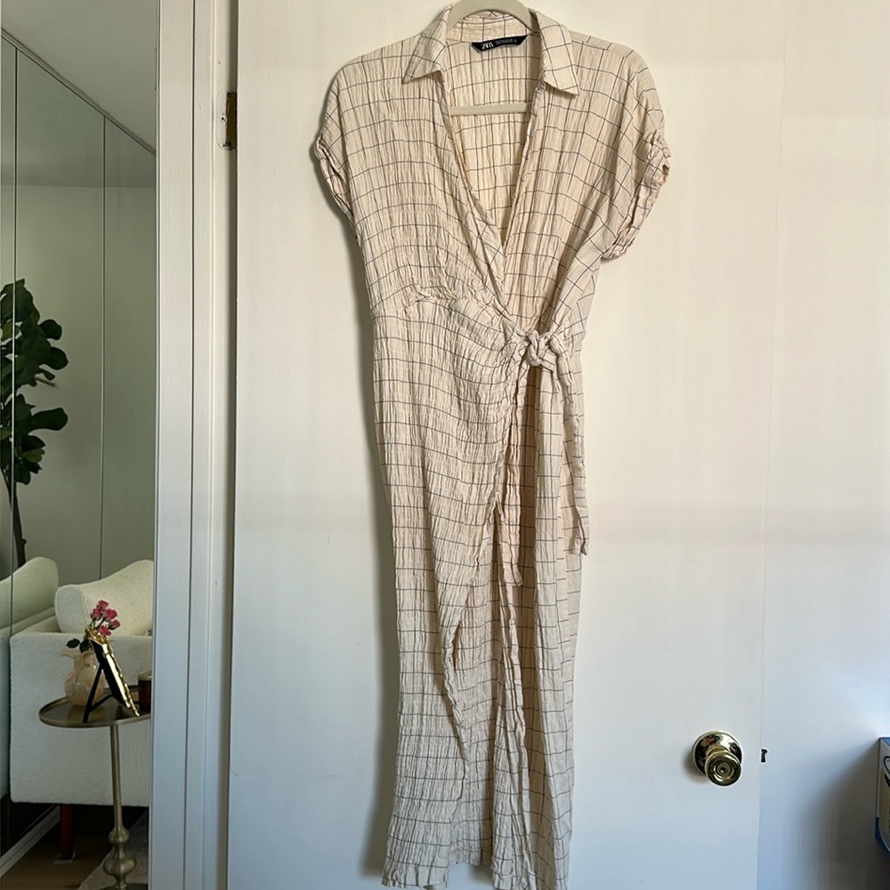 Zara wrap dress midi